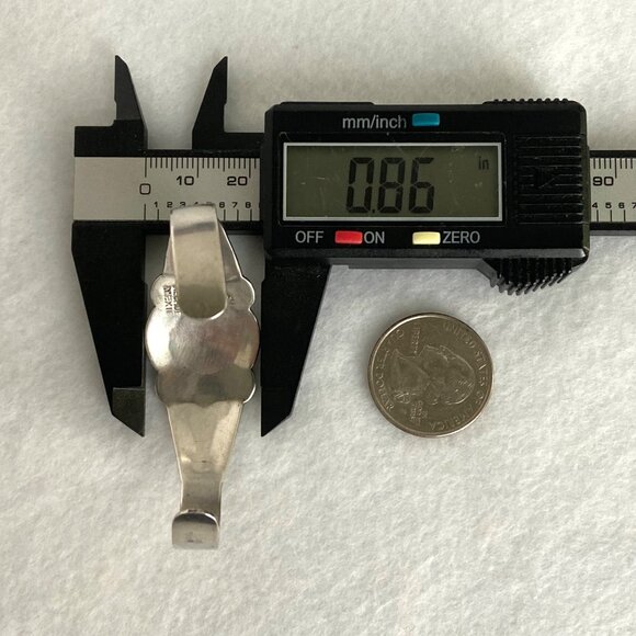 VTG Sterling Silver 925 Mexico Crushed Stone Aztec Cuff Bracelet FLAW Sz 6.25 - Picture 13 of 16